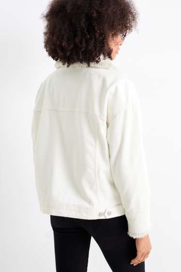 Femmes - Veste en jean - blanc crème