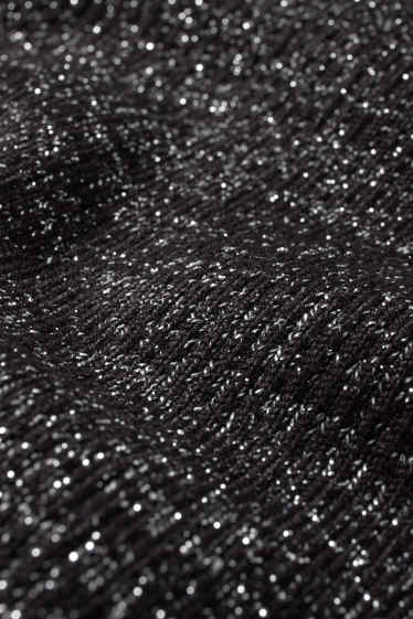 Nena - Vestit de punt - brillant - negre