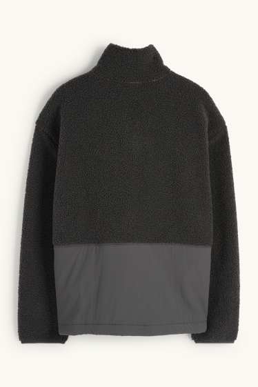 Bărbați - Jachetă de fleece termoizolantă - negru