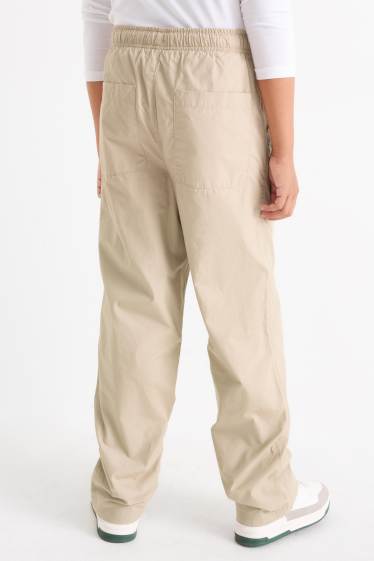 Nen - Paquet de 2 - pantalons tèrmics - blau/beix
