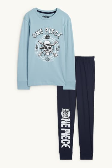 Kinder Jungen - One Piece - Pyjama - 2 teilig - türkis