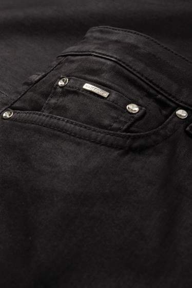 Dona - Flared jeans - high waist - texà gris fosc