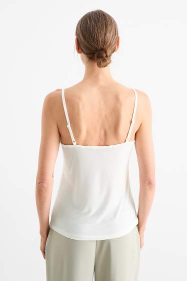 Dona - Samarreta sense mànigues - blanc trencat