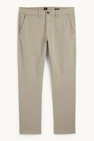Herren - Chino - Slim Fit - Flex - taupe