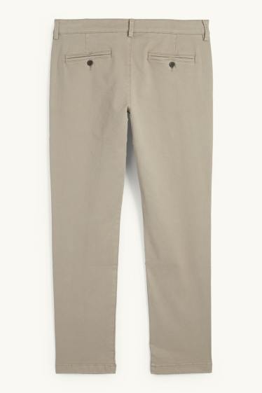 Herren - Chino - Slim Fit - Flex - taupe