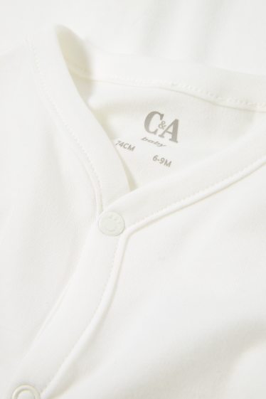 Unisexe - Pyjama pour bébé - blanc crème