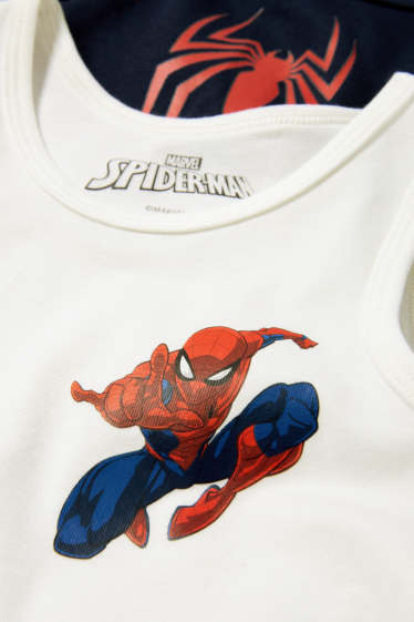 Kinder Jungen - Multipack 2er - Spider-Man - Singlet - dunkelblau