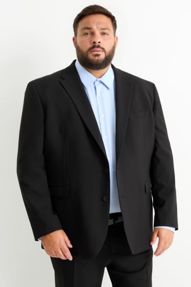 Hommes - Veste de costume - regular fit - Flex - 4 Way Stretch - noir