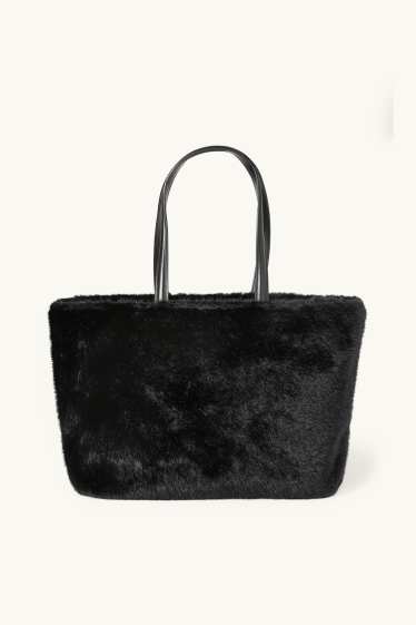 Damen - Großer Shopper - schwarz