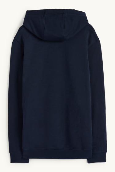 Hommes - Sweat à capuche - bleu foncé