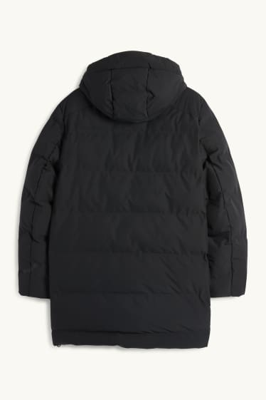 Heren - Parka met capuchon - winter - waterafstotend - zwart