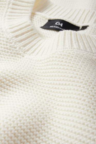 Home - Jersei - texturat - blanc trencat