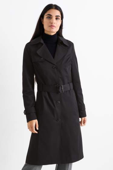 Femmes - Trench - déperlante - noir