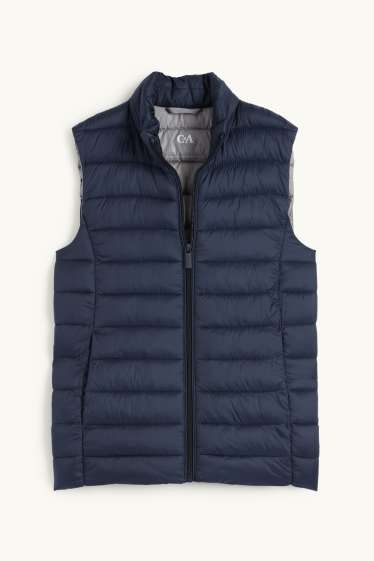Donna - Gilet trapuntato - blu scuro