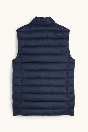 Donna - Gilet trapuntato - blu scuro