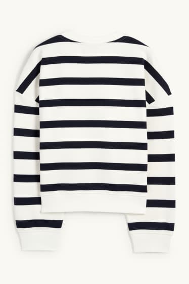 Dona - Dessuadora - de ratlles - blau/blanc