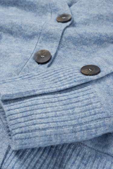 Damen - Strickjacke - hellblau