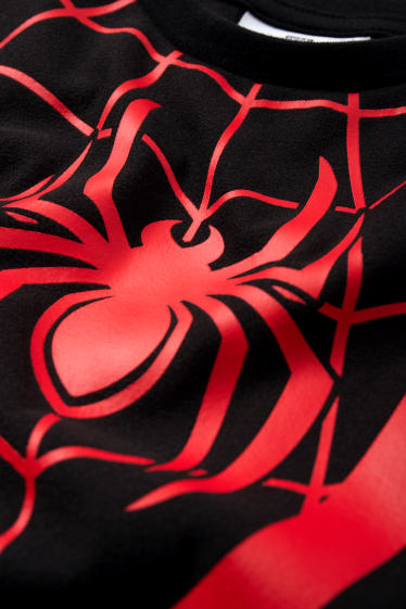 Kinderen: jongens - Spider-Man - pyjama - 2-delig - zwart