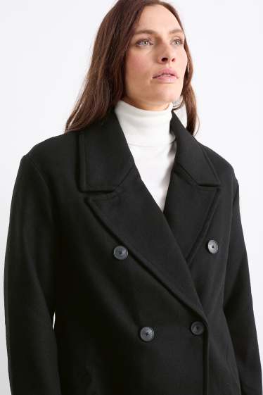 Damen - Mantel - schwarz