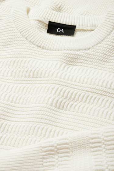Home - Jersei - texturat - blanc