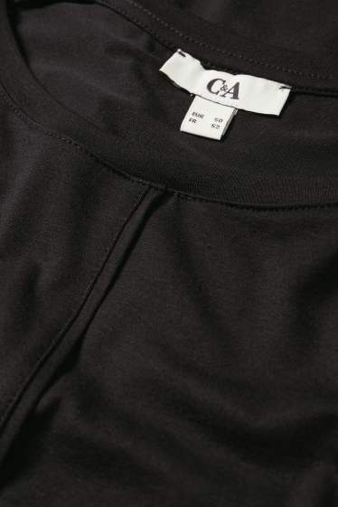 Damen - Langarmshirt - schwarz