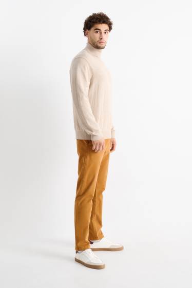 Herren - Chino - Slim Fit - Flex - havanna