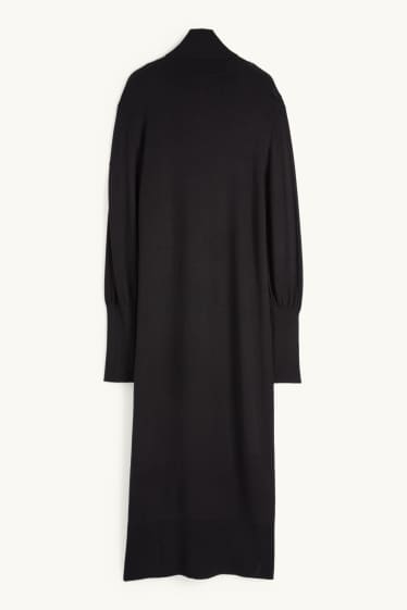Donna - Vestito in maglia - nero