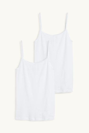 Dona - Paquet de 2 - samarreta interior - blanc