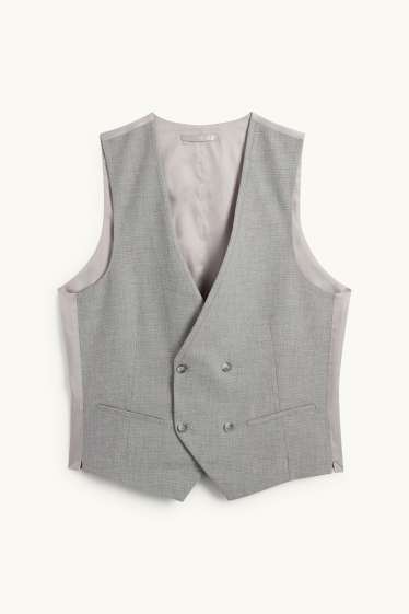 Bărbați - Vestă modulară - slim fit - Flex  - gri