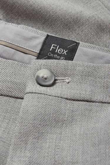 Heren - Broek uit het combi-systeem - slim fit - fFlex - grijs