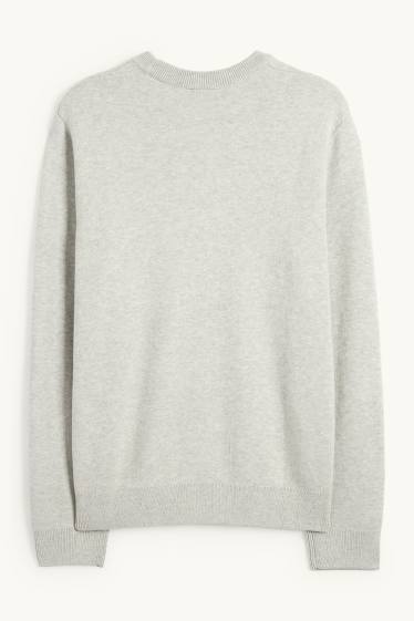 Hommes - Pull - gris clair