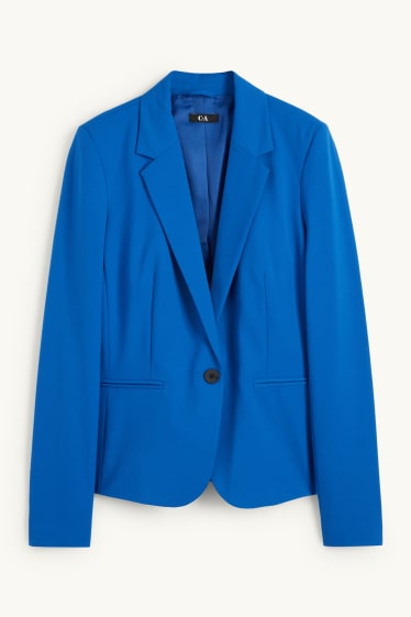 Femmes - Blazer de bureau - cintré - bleu