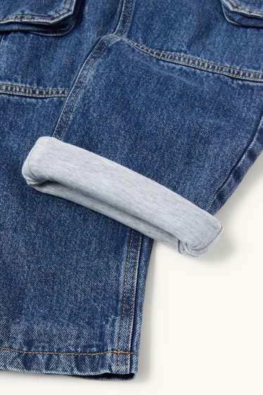 Kinderen: jongens - Cargojeans - jeansblauw