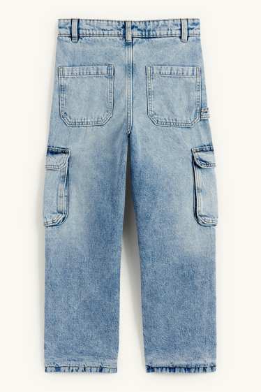 Enfants garçons - Cargo jean - jean bleu clair