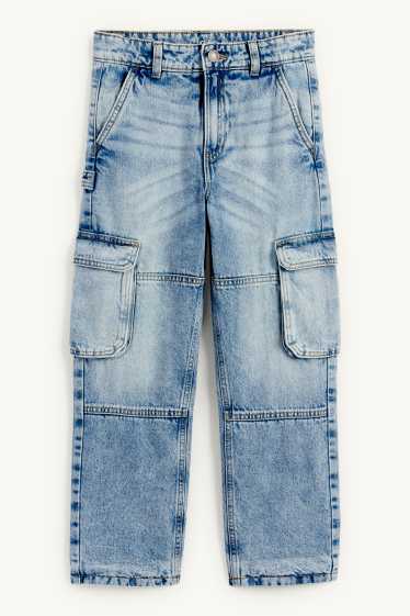 Enfants garçons - Cargo jean - jean bleu clair