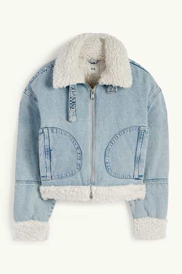 Femei - Jachetă din denim - denim-albastru deschis