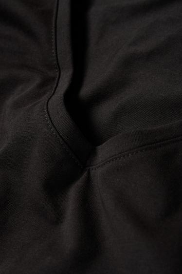 Donna - Confezione da 2 - t-shirt con scollo a V - LYCRA® - nero