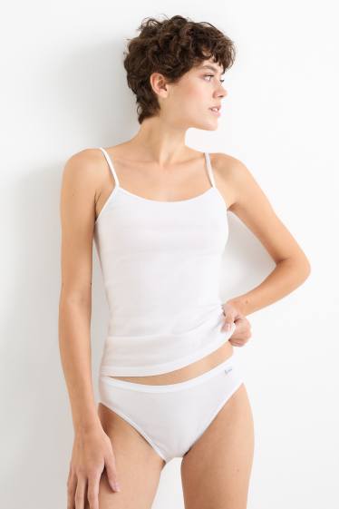 Donna - Confezione da 3 - slip - bianco