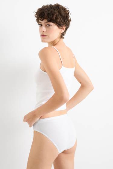 Donna - Confezione da 3 - slip - bianco