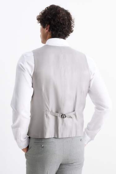 Bărbați - Vestă modulară - slim fit - Flex  - gri