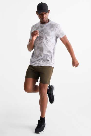 Hommes - Short de sport - vert foncé