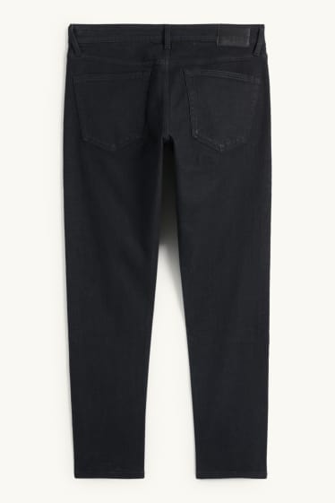 Pánské - Slim tapered jeans - džíny - tmavošedé