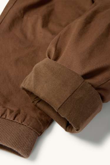 Kinder Jungen - Thermo-Cargohose - dunkelbraun