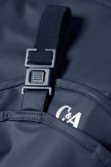 Kinder Buben - Regenhose - wasserdicht - dunkelblau