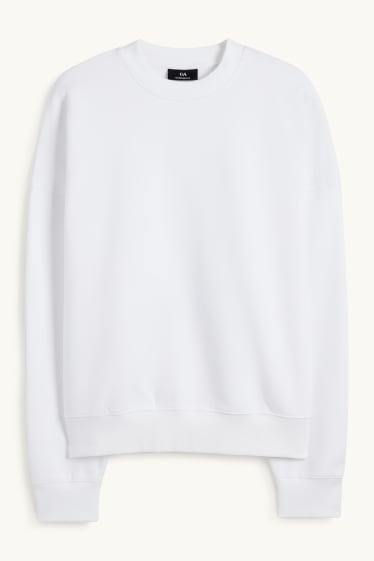 Home - Dessuadora oversized - blanc