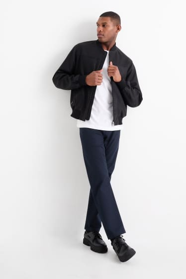 Heren - Broek - regular fit - donkerblauw