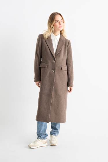 Femmes - Manteau - marron foncé