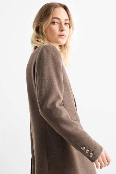 Femmes - Manteau - marron foncé