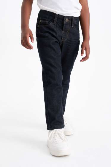 Bambini - Confezione da 2 - straight jeans - jeans termici - blu scuro / grigio