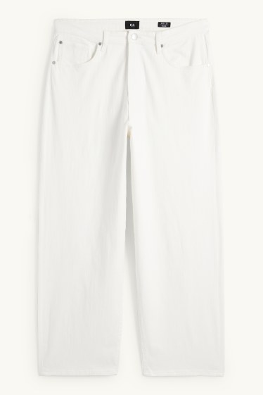 Uomo - Baggy jeans - bianco